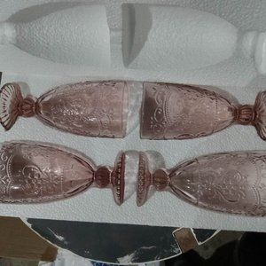 The Pioneer Woman Amelia Rose Embossed Goblet (set of 4)